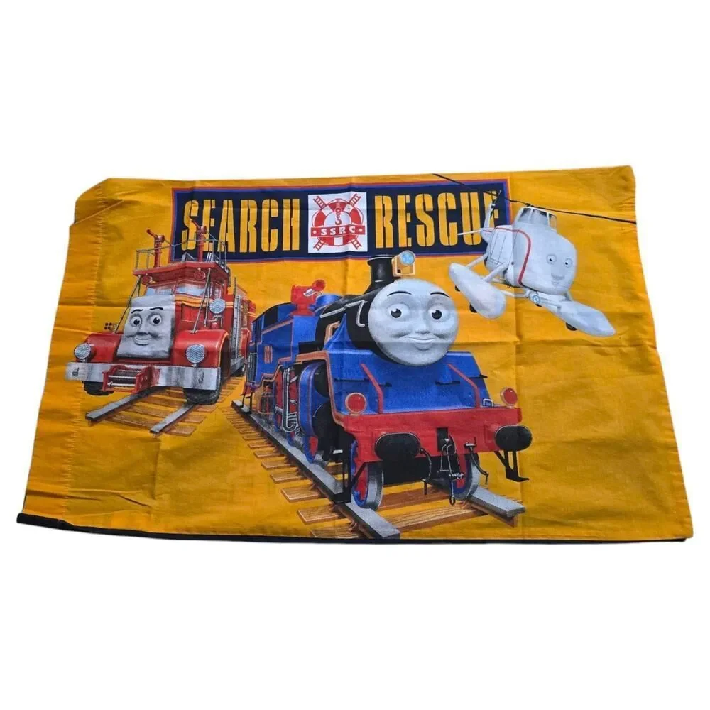 Vintage Thomas & Friends Thomas Tank Pillowcase Standard SZ Search Rescue